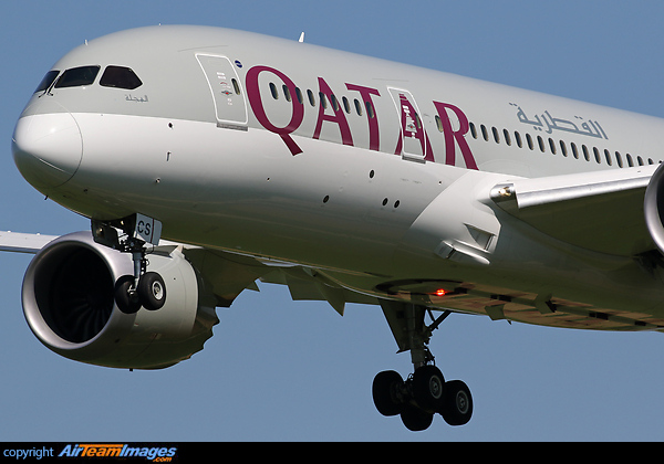 19th B787 in Qatar Airways fleet delivered on 27/02/2015 Boeing 787-8 Dreamliner