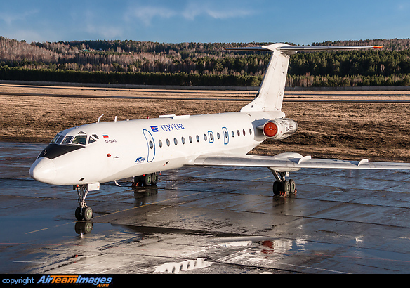 Aircraft was recently moved from UTair to Turuchan a new airline part of UTair group. Tupolev Tu-134A-3