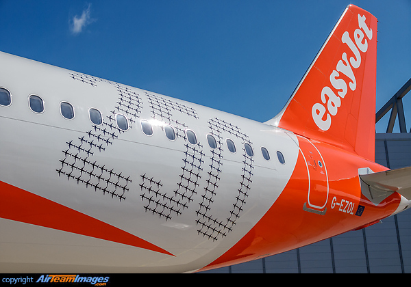 250th A320 Family Aircraft Delivery to easyJet Ceremony Airbus A320-214