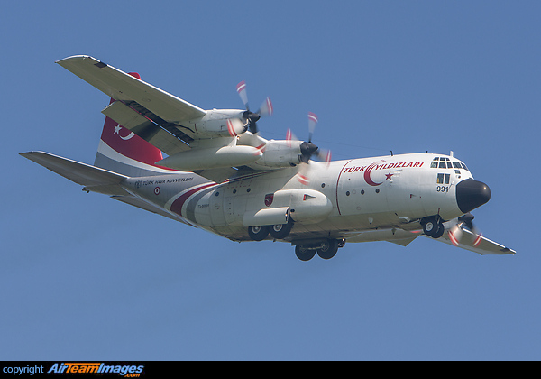 Turkish Air Force C130 Special paint scheme seen here at RAF Leeming taking part in the biggest military exercise in Europe named "Joint Warrior" Lockheed C-130E Hercules