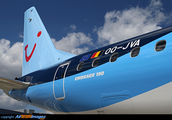 3rd brand new factory Embraer for Jetairfly delivered on 26th April 2015 Embraer ERJ-190STD