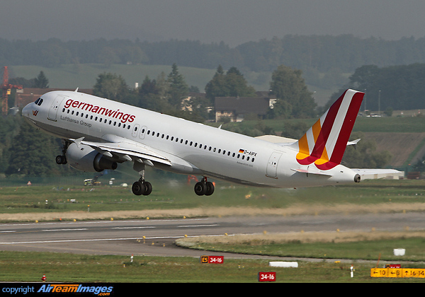 This Germanwings Airbus A320 D-AIPX crashed into the French Alps on 24th March 2015. Airbus A320-214