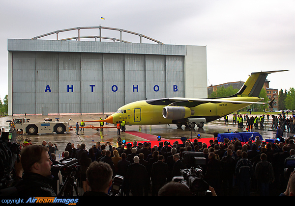 Official ceremony after the first flight of An-178 Antonov An-178