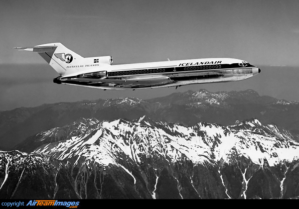 Boeing 727-108C TF-FIE "Gullfaxi" (c/n 24795) was delivered to Reykjavik in 1967 and became the first jet airliner for Icelandair. Boeing 727-108C