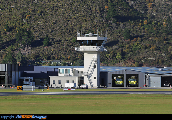 Queenstown Airport control tower. Queenstown Airport ATC