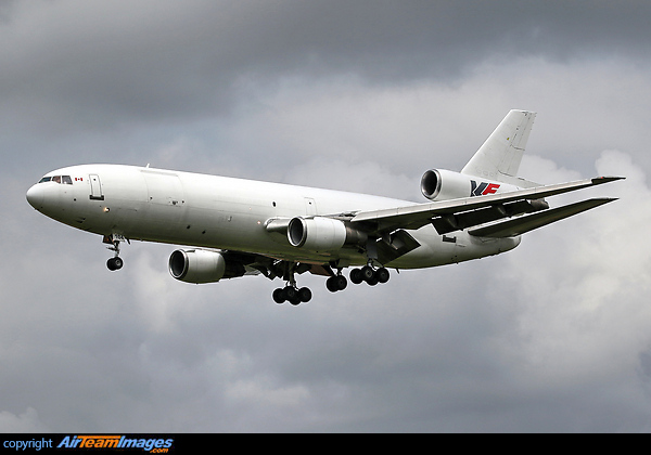 Kelowna Flightcraft Air Charter operated dedicated & direct Service 4 times a week YQM-BRU-YYZ McDonnell Douglas DC-10-30F