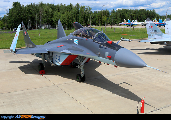 Brand new aircraft carrier based fighter. On static display at Army-2015 forum. Mikoyan Gurevich MiG-29K