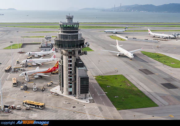 ATC Contingency tower and apron. Chek Lap Kok Control Tower