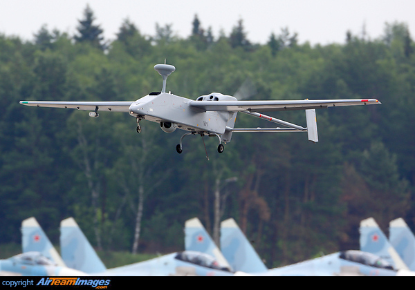 In Russian Air Force called "Forpost". Licensed production in Russia. IAI Searcher