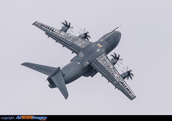 Flight display during marginal weather with rain. Airbus A400M