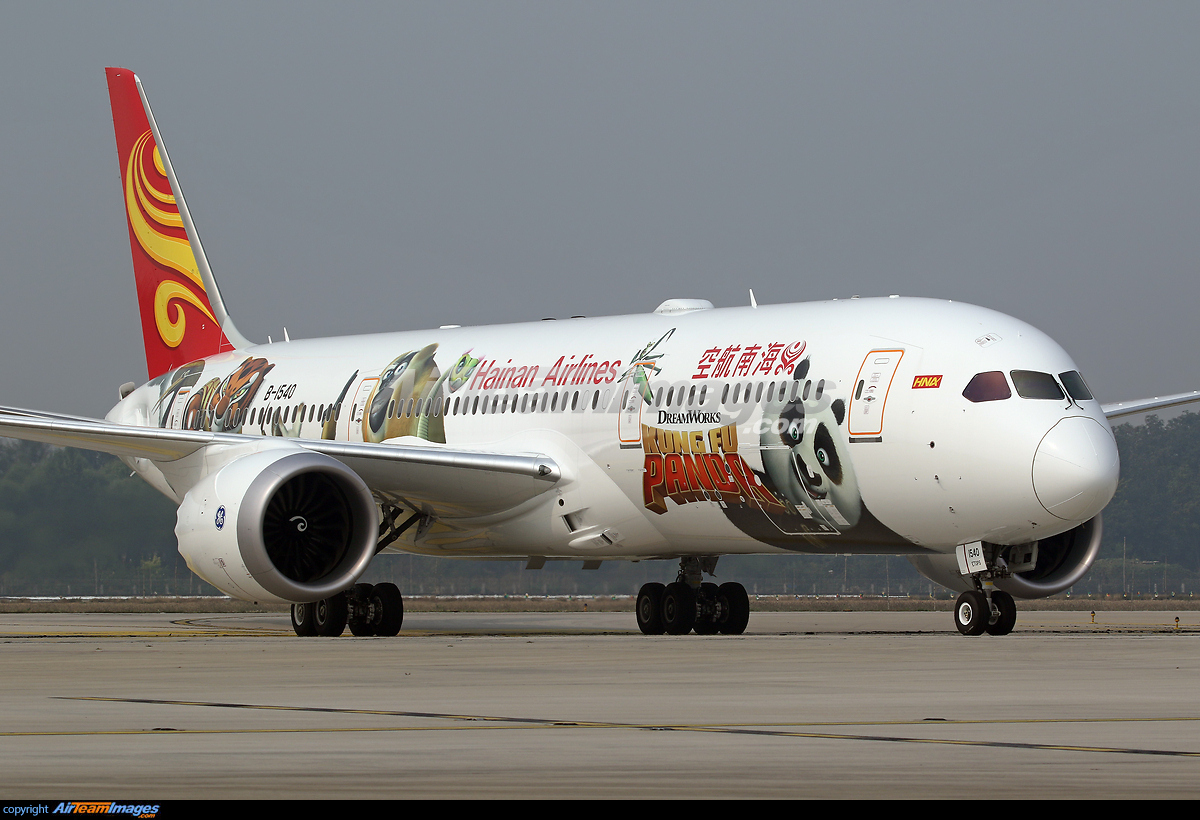 DreamWorks - Kung Fu Panda special colours Boeing 787-9 Dreamliner