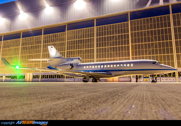 First delivery of a 8X to LGAV based Amjet Executive Dassault Falcon 8X