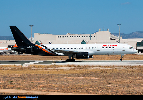 Titan Airways Boeing 757 on lease to Jet2 Boeing 757-256