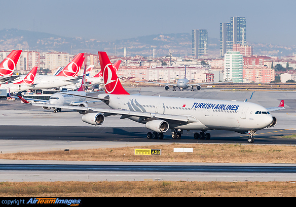 One of the last four A340s operating for TK and the only one with Business Class seats. Airbus A340-313X