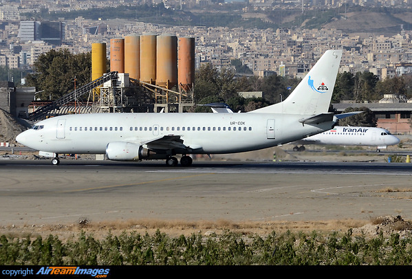 Naft Airlines first Boeing 737-300 leased from Caspian Airlines Boeing 737-31S
