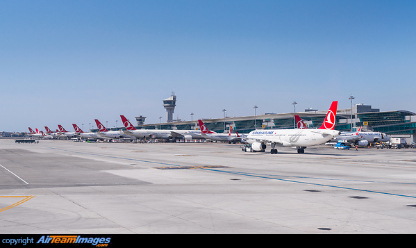 Main terminal building. Istanbul Ataturk Airport
