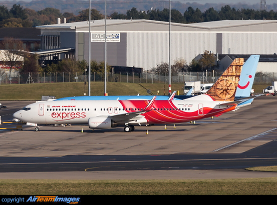 VT-GHF is the latest Boeing 737-800 for Air India Express seen here while on delivery via Birmingham. Boeing 737-86N
