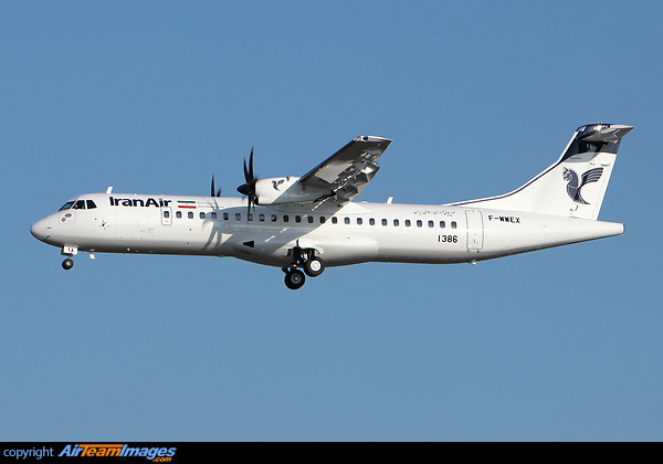 First ATR72-600 for Iran Air ATR 72-600