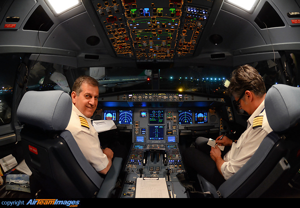Captain Farhadi , The First Iranian Pilot of Airbus A330 In Iran Airbus A330-243
