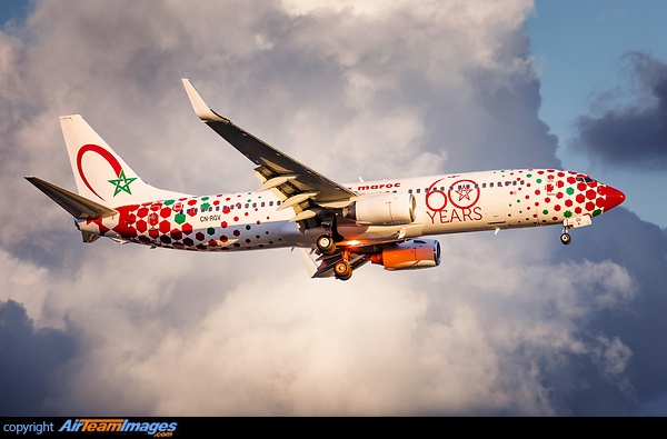 New special livery celebrating 60 years of Royal Air Maroc Boeing 737-85P