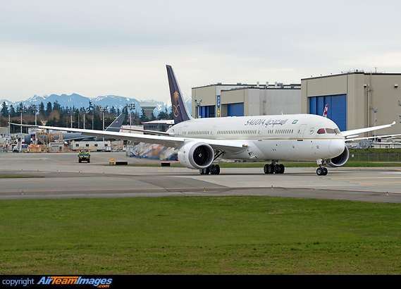 on her delivery flight Boeing 787-9 Dreamliner