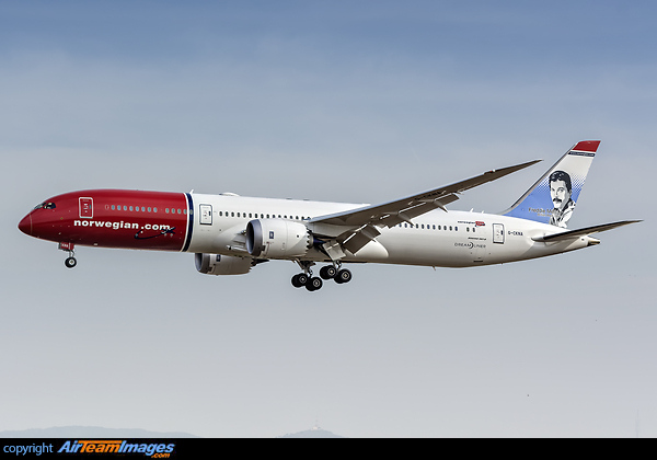 Freddie Mercury Tail, Boeing 787-9 Dreamliner