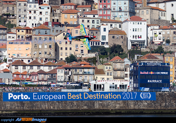 Red Bull Air Race 2017 in Porto / Gaia. Porto. European Best Destination 2017. Zivko Edge 540