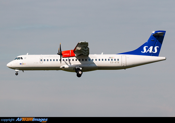 leased from and operated by Nordica ATR 72-600