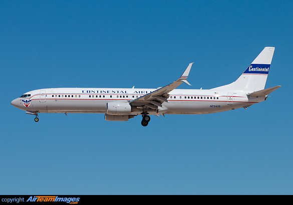 Continental Retro Jet special colors Boeing 737-924/ER