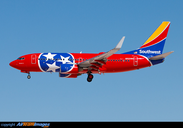 Tennessee One special colors Boeing 737-7H4