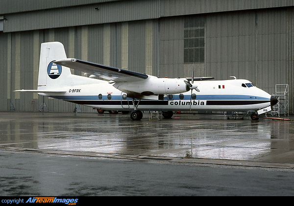Very short lived Italian airline Columbia registration was to be I-ZERD Handley Page Herald