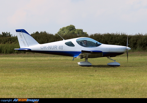The new 'Roko Aero NG4 UL' aircraft arriving for the 2009 AeroExpo London show Roko Aero NG 4 UL