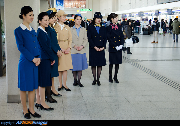 ANA Flight Attendant Uniforms