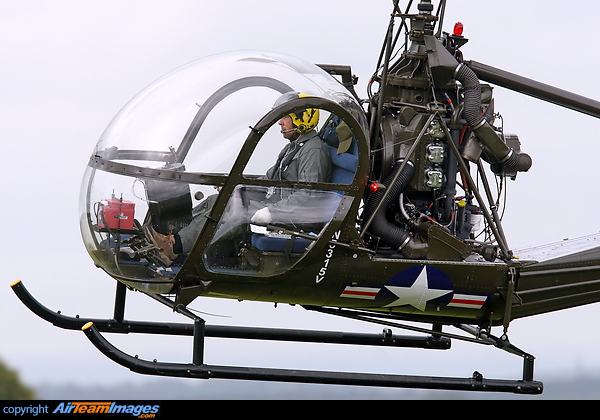 Built in 1956 this Hiller UH-12C was the very first helicopter flown by the LAPD (Los Angeles Police Department). Hiller UH-12C