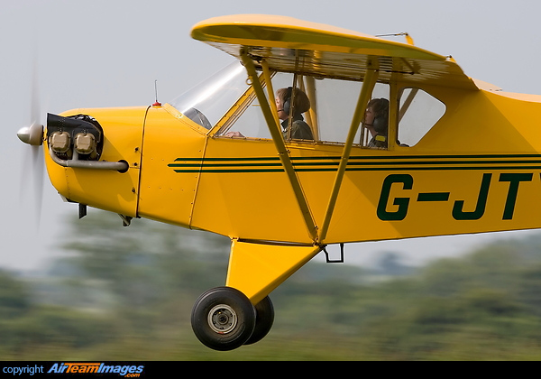 This Taylor J-2 Cub G-JTWO was built in 1937. Taylor J-2 Cub