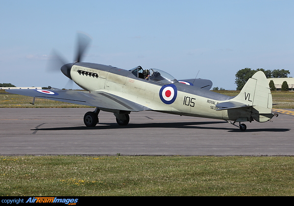 The Supermarine Seafire was a naval version of the Supermarine Spitfire specially adapted for operation from aircraft carriers. Seafire was arrived at by collapsing the longer name Sea Spitfire. Supermarine 395 Seafire F17