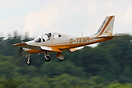 Tecnam P-2002RG Sierra G-TESR arriving for AeroExpo UK.