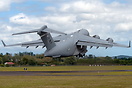 Raw power as this Globemaster III from Elmendorf takes off for display...