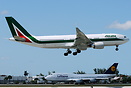 Second Airbus A33O for Alitalia, operating on the Japan and Miami rout...