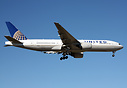 First Boeing 777 to wear the newly merged United/Continental colors.