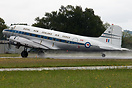 Take off on rwy 21 with some prop patterns in the moist air.