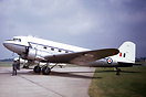 The 1968 Royal Review. This Dakota, a C-47B became G-AXJG once demobbe...