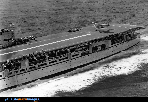 Blackburn T.5 Ripon a British carrier-based torpedo bomber and reconnaissance biplane seen here landing on HMS Eagle circa 1930 Blackburn T.5 Ripon