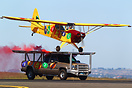 Kent Pietsch performing the "Worlds smallest carrier landing"