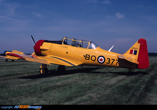 RCAF20377 was a CCF built Harvard IV CCF Harvard Mk4