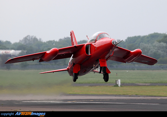 Photo taken by AirTeamImages photographer Steve Flint Hawker Siddeley Gnat T1