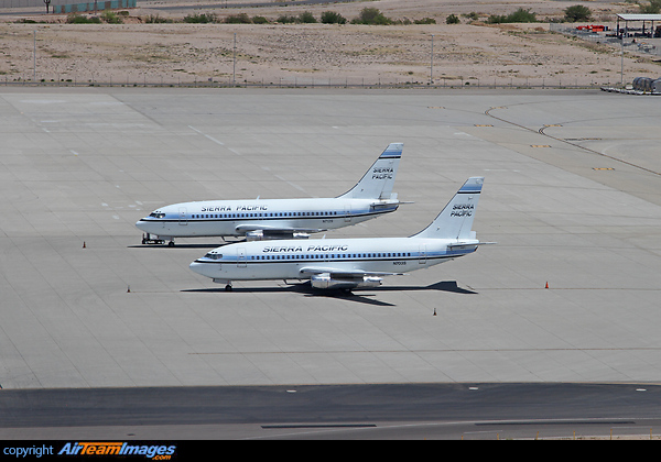 Sierra Pacific Airlines operates passenger charters and sub-charters with these two Boeing 737-200 aircraft for various airlines, as well as for the United States Forest Service, United States Military and the United States Marshals Service Boeing 737-2T4/Adv