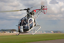 HA-PPC seen here doing a 'Fast' run straight down the runway with smok...