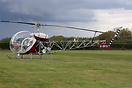 Bell 47 G-BFYI seen here at the Heli-day 2011