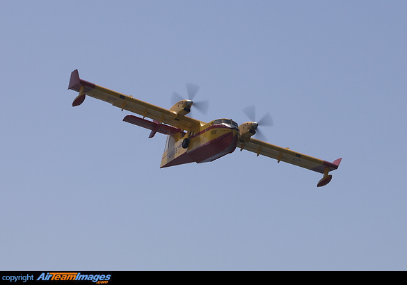 Performing fire fighting duties Canadair CL-215T